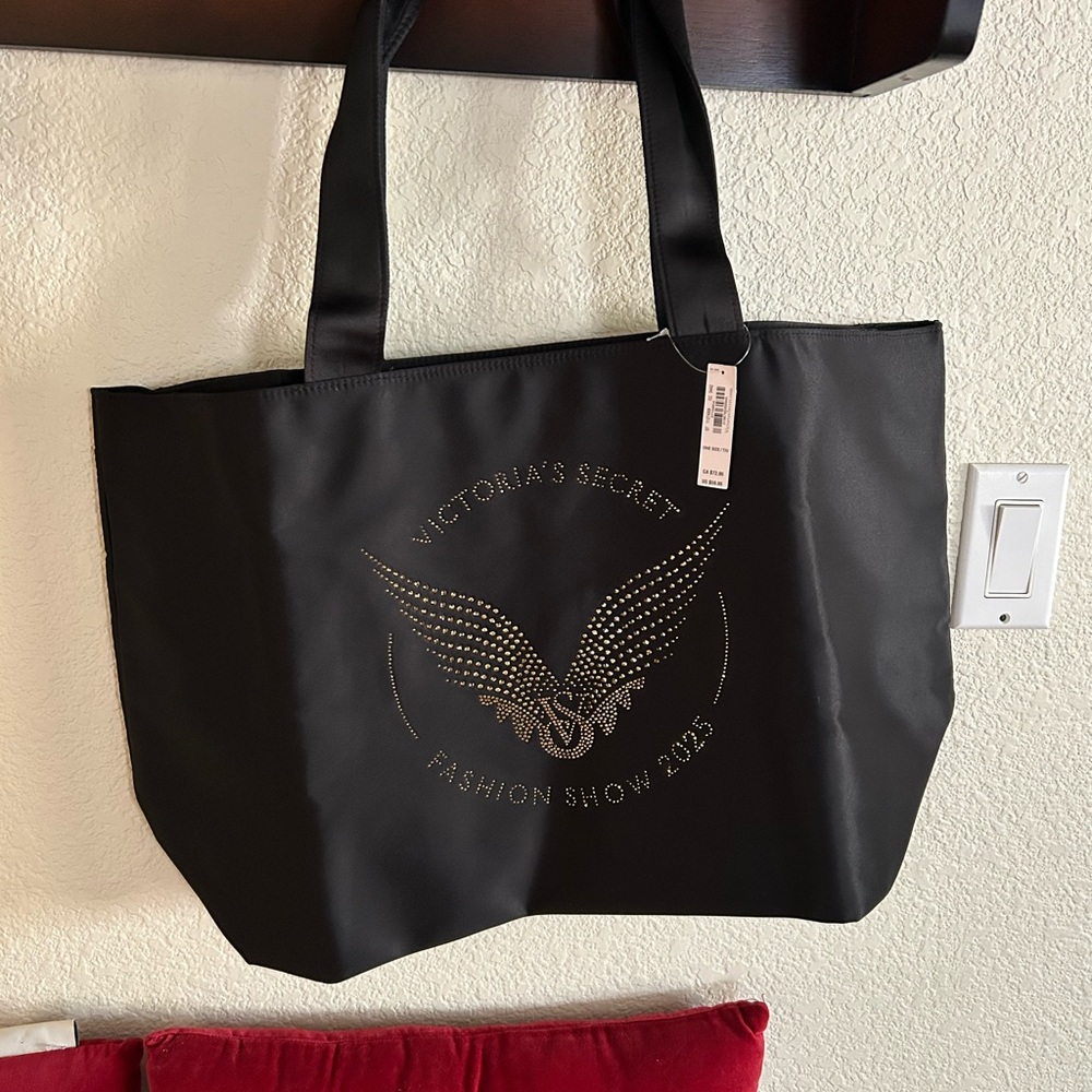 Victoria's Secret Black Tote Bag * NWT